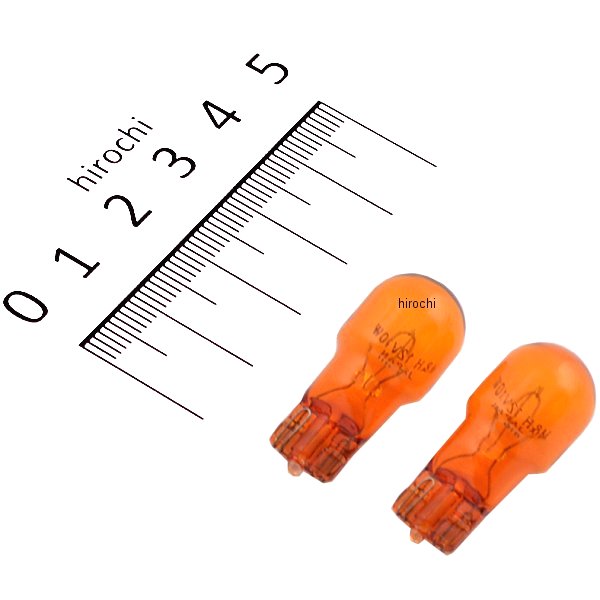 【メーカー在庫あり】 M&H マツシマ ノーマルバルブ 12V10W ウインカー球 (オレン...