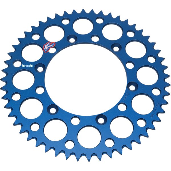 Sprockets - 【USA在庫あり】 レンサル RENTHAL リア スプロケット 52T/520 98年以降 YZF、YZ、WRF アルミ 青 1211-0168 JP店