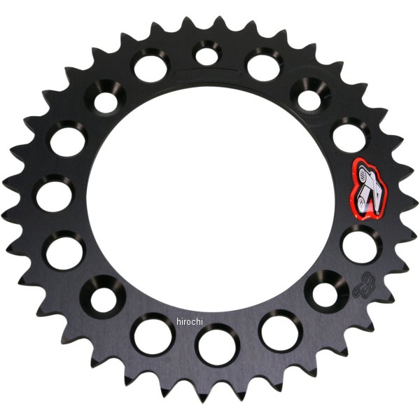 【USA在庫あり】 レンサル RENTHAL リア スプロケット 38T/415 09年以降 KTM 50SX アルミ 黒 1211-1209 JP店