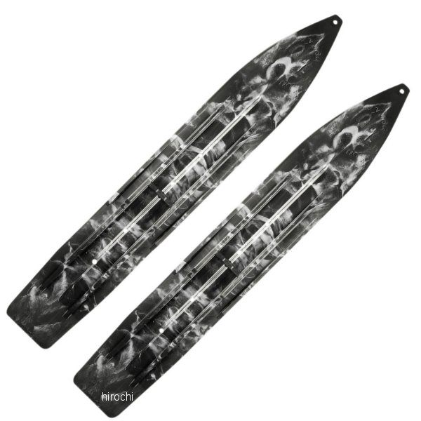 【USA在庫あり】 Slydog Skis パウダーハウンド スキー 7インチ 黒/白 左右ペア 4602-0076 JP店