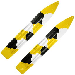【USA在庫あり】 Slydog Skis パウダーハウンド スキー 7インチ 黄/黒/白 左右ペア 4602-0079 JP店