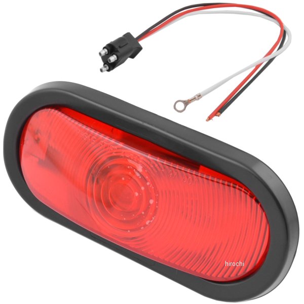  オプトロニクス Optronics テイルライトキット オーバル 6インチ(152mm) 赤 2010-0356 JP