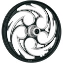 【USA在庫あり】 RCコンポーネンツ フロントホイール 16x3.5 サベージ イクリプス 00年-06年 FLST ABS無 黒 0201-1242 JP店