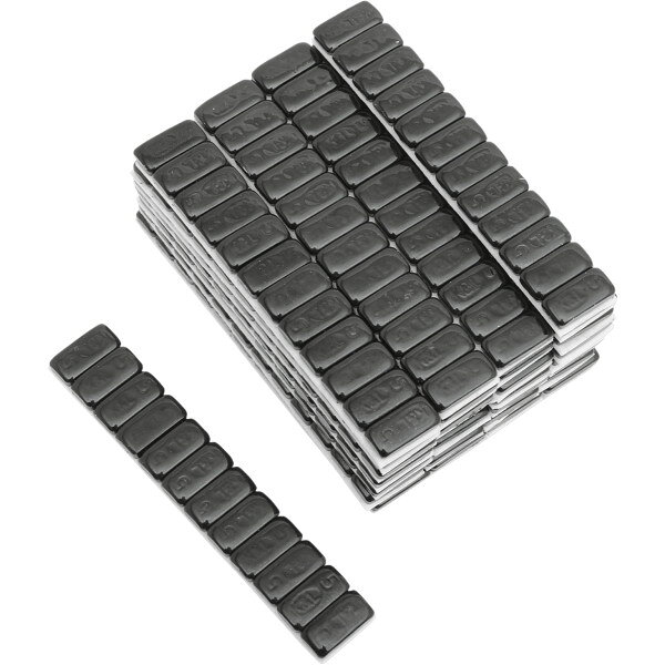 接着剤で貼り付けるタイプのホイールウェイトブラック0.2oz.(5g)0.756インチ x 0.359インチ(19.2mm x 9.1mm)360個入り32-8090楽天 JP店　