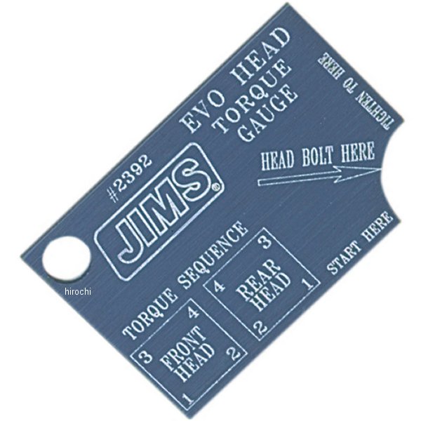 【USA在庫あり】 ジムズ JIMS ヘッドボルト トルク ゲージ DS-197033 JP店