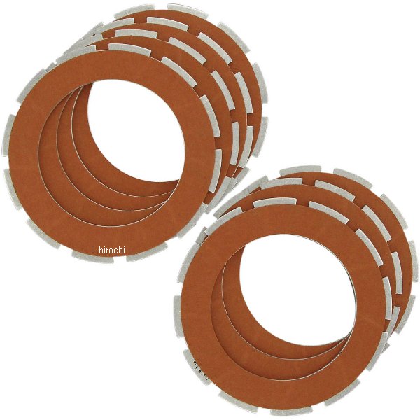 【USA在庫あり】 DRAG フリクションプレート セット オーガニック 57年-70年 XL、54年-56年 KH、KHK (7個入り) 1131-0443 JP店