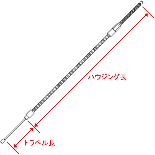 【USA在庫あり】 バーネット Barnett クラッチ ケーブル 50.25インチ ステンレス 71年-85年 XL 0652-1304 JP店