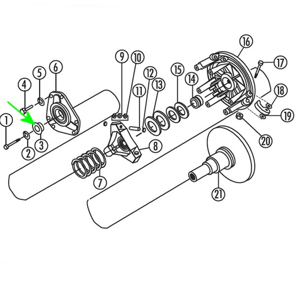 【USA在庫あり】 A コメット COMET ブッシュキット カム アーム 100/ 101/ 102/ 108-C 208342 JP店