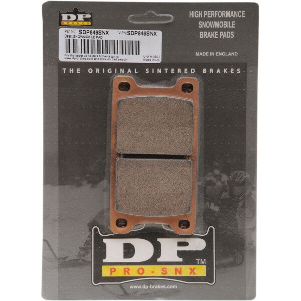 HARLEY-DAVIDSON - 【USA在庫あり】 DPブレーキ DP Brakes ブレーキパッド シンタード メタル Ski-Doo 左右ペア SDP-846SNX JP店