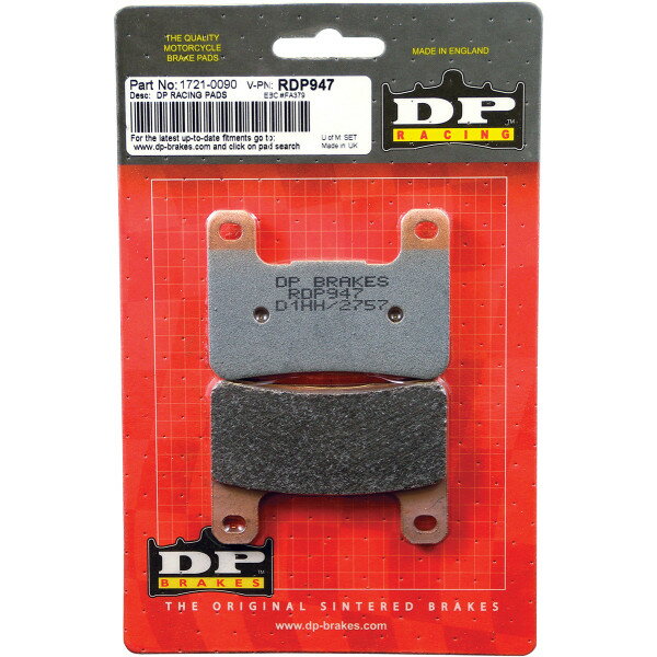 【USA在庫あり】 DPブレーキ DP Brakes ブレーキパッド フロント 04年-11年 VZR1800、GSX1300R (チタン/シンタード) 1721-0090 JP店