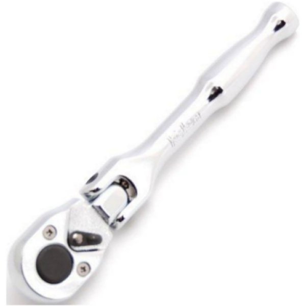 コーケン Ko-ken 1/4インチsq ラチェットハンドル 首振り式/ショート(ミガキ) 全長 120mm 2774PS-KK JP店