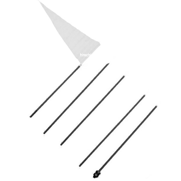 【USA在庫あり】 Safety Vehicle Emblem フラグ 旗キット オレンジ/白ポール 1.8m (1段) F-900 JP店