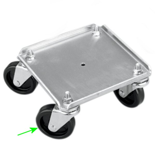 【USA在庫あり】 スーパーキャディー Super Caddy 補修用セミプロおよびプロ キャディー用ホイール(1個) 4120-0013 JP店