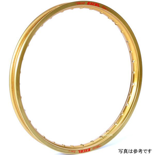 【USA在庫あり】 エキセル EXCEL アルミリム リア 18X2.15 01年-14年 ヤマハ、スズキ、KTM 36H ゴールド RKFEG422 JP店