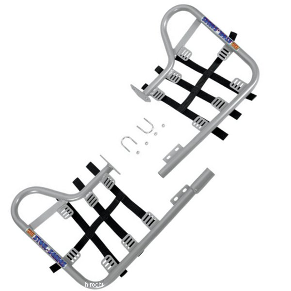 DGパフォーマンス DG Performance ヒールガード スチール 88年-06年 ヤマハ YFS200 シルバー/黒 D54-4360 JP店