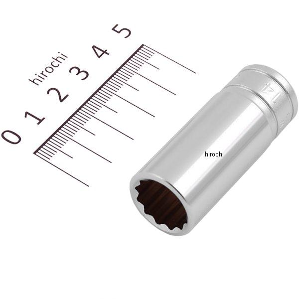 【メーカー在庫あり】 KTC 京都機械工具 9.5sq セミディープソケット(12角) 14mm B3M-14W-KC JP店