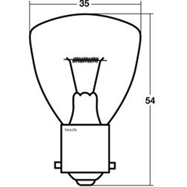 Light Valves - スタンレー STANLEY バルブ RP35 24V60W 10個入り つば付き A5590M JP店