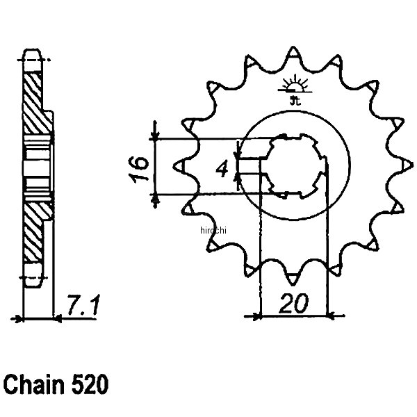 【USA在庫あり】 JT チェーン JT Chains スプロケット フロント 10T/520 03年-06年 KFX80 スチール JTF1407-10 JP店