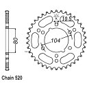 【USA在庫あり】 JT チェーン JT Chains スプロケット リア 36T/520 ポラリス Trail Boss スチール JTR1478-36 JP...