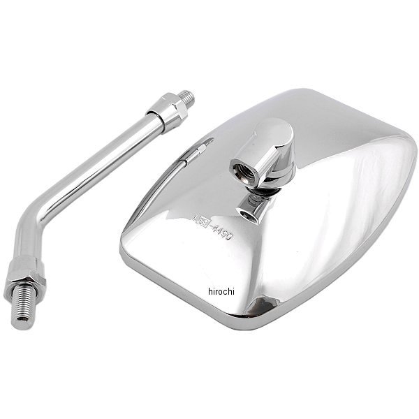 キジマ BIGスクエアーミラー 新認定車両対応 メッキ 左右兼用92×145 M10 203-8031 JP店