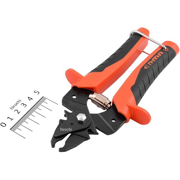 ●全長:180mm●重量:236g●適応リング:EA952BR-1-3EA952BR-11EA952BR-21-24EA952BR-31・32ワイヤーカッター付（3mmまで）フェンス、ネット、ガーランドなどに袋を締めて固定させるときに便利です。000012249175　