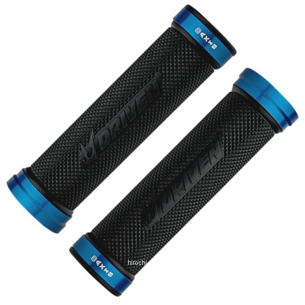 【USA在庫あり】 ドリブンレーシング Driven Racing グリップ D-AXIS 7/8インチハンドル用 青/黒 0630-..
