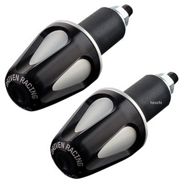 【USA在庫あり】 ドリブンレーシング Driven Racing バーエンド D-AXIS 黒/シルバー 0634-0353 JP店