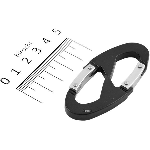 【メーカー在庫あり】 エスコ ESCO 35x70mm Wフックカラビナ ブラック 000012227431 JP店