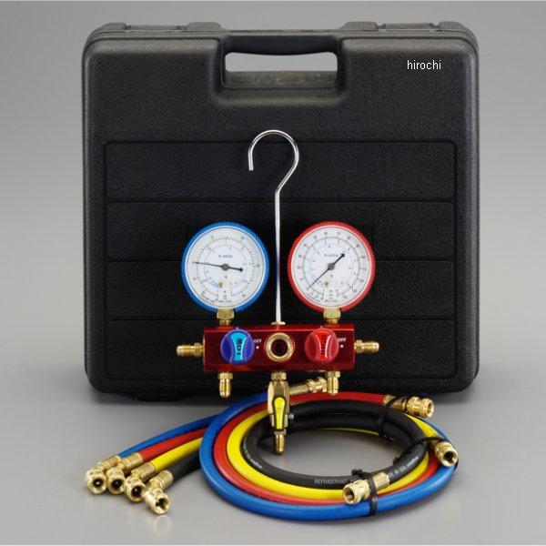 【メーカー在庫あり】 エスコ(ESCO) R600a ボールバルブ式マニホールドキット 000012094952 JP