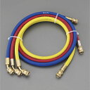 【メーカー在庫あり】 エスコ(ESCO) R134a 150cm チャージングホースセット 000012205356 JP