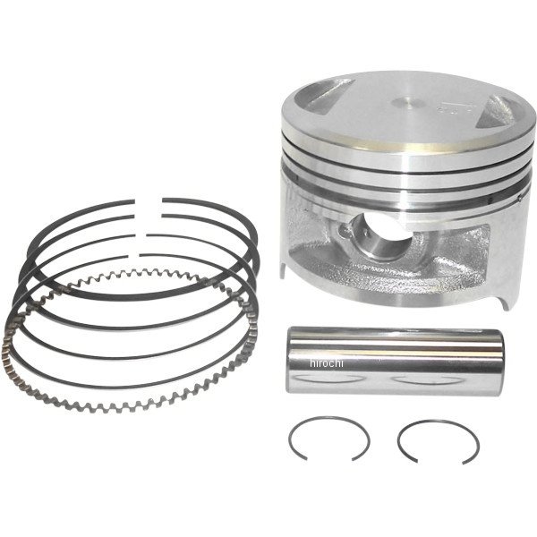 【USA在庫あり】 WSM ピストンキット 0.5mm オーバーサイズ 98年-02年 カワサキ KLF220 Bayou 0910-3500 JP店