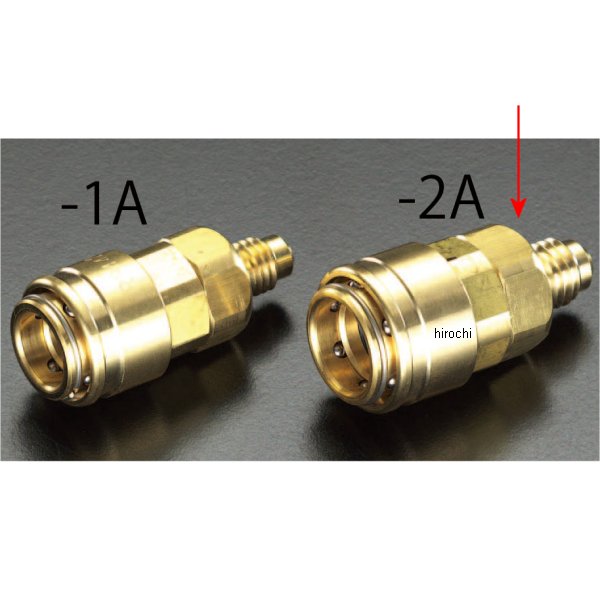 エスコ ESCO R134a M12 クイックジョイント接続：高圧側ホース接続：M12P1.75カーエアコン用000012044733楽天 JP店　