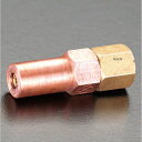 【メーカー在庫あり】 エスコ(ESCO) #140/M6x1.0 四割火口(プロパン 天然ガス用) 000012072487 JP