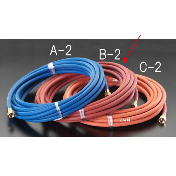 【メーカー在庫あり】 エスコ(ESCO) 4.5mmx10m 溶接用ホース(アセチレン用/赤) 000012010091 JP