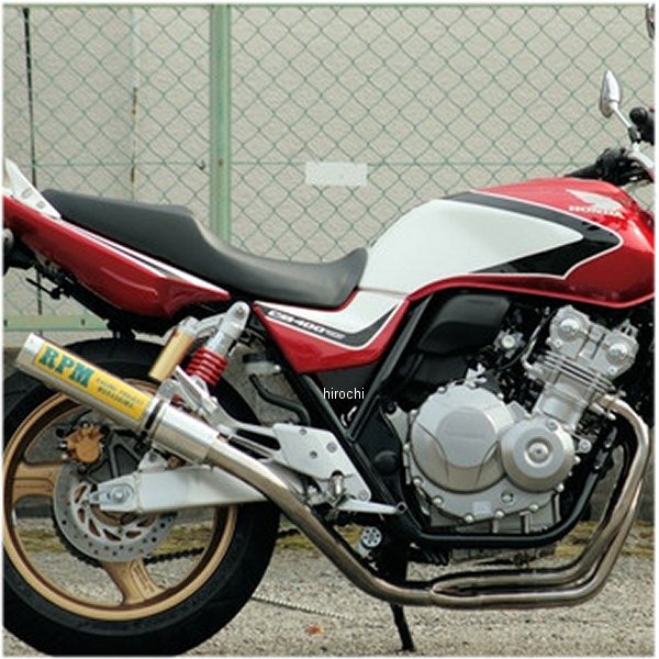 【メーカー在庫あり】 アールピーエム RPM フルエキゾースト 4in2in1 CB400SF REVO NC42 アルミ 2065 JP店