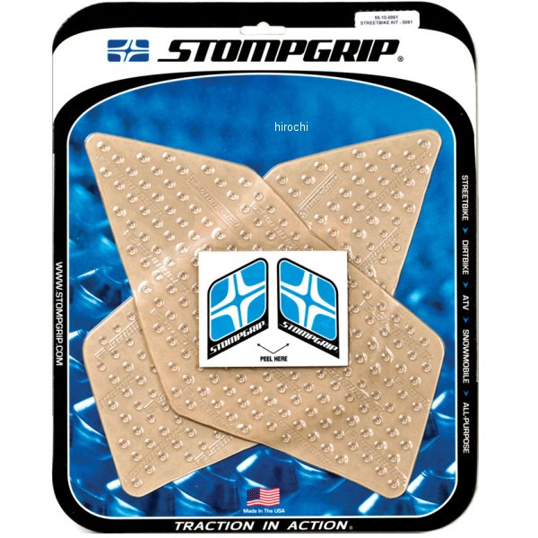 ストンプグリップ STOMPGRIP タンク グリップ ボルケーノ 12年-14年 KTM デューク 690 クリア 55-10-0061C JP店