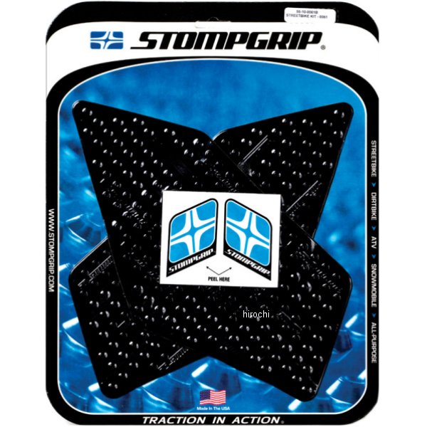 【メーカー在庫あり】 ストンプグリップ STOMPGRIP タンク グリップ ボルケーノ 12年-14年 KTM デューク 690 黒 55-10-0061B JP店