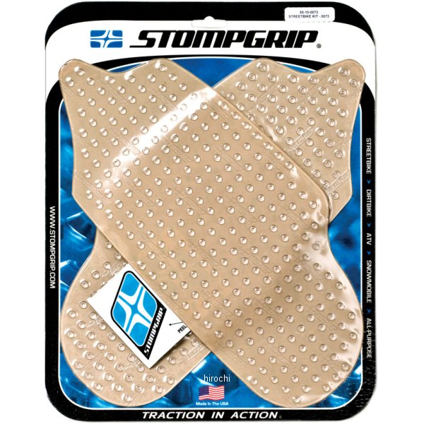 ストンプグリップ STOMPGRIP タンク グリップ ボルケーノ 99年-03年 アプリリア クリア 55-10-0073C JP店