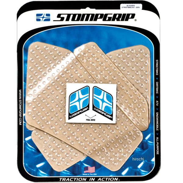 ストンプグリップ STOMPGRIP タンク グリップ ボルケーノ04年-05年 トライアンフ デイトナ650カラー:クリア材質:エラストマー樹脂レーシングスーツやレザーパンツはもちろん、オフロードウエアやジーンズであってもトラクションを発揮。衰えることがないグリップ力と抜群のトラクション性能により、加速・減速・コーナリング時にしっかりとライダーをサポート。車体ホールドに必要な力を大幅に軽減し、疲労軽減にも大きく貢献します。55-10-0076C楽天 JP店