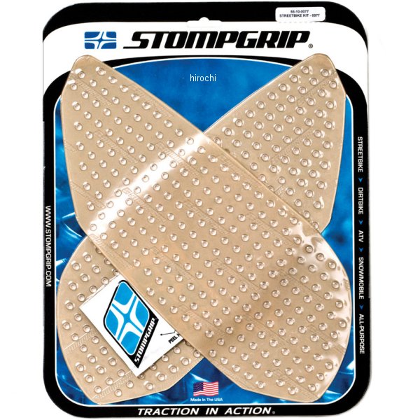 ストンプグリップ STOMPGRIP タンク グリップ ボルケーノ 06年-12年 トライアンフ クリア 55-10-0077C JP店