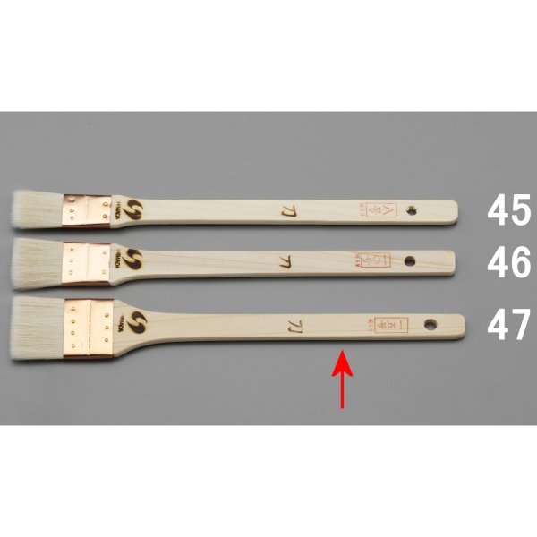 【メーカー在庫あり】 エスコ(ESCO) 40mm 目地用刷毛 000012045049 JP