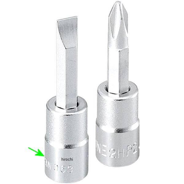 トネ TONE ドライバー ビットソケット (-) 0.8x6.0 長さ 49mm 差込角 6.35mm (1/4インチ) 2H-M2 JP店