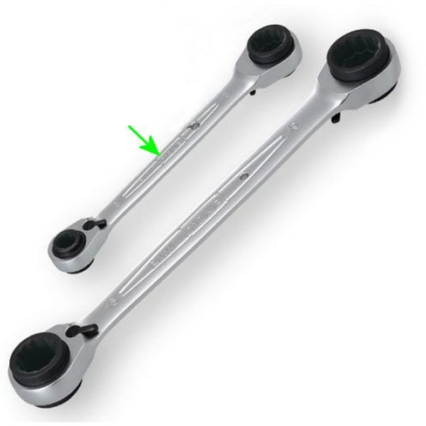 トネ TONE 4ウェイラチェット めがねレンチ 両口 対辺 8-13mm 長さ 150mm RMW-0813 JP店