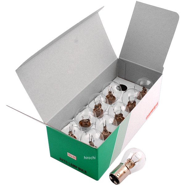 Light Valves - 【メーカー在庫あり】 M&H マツシマ ノーマルバルブ 6V10/3W ストップ/テール球 ウインカー/ポジション球 (クリア) 1箱 (10個入り) B-3303 JP店