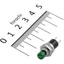 【メーカー在庫あり】 エスコ ESCO 125V/500mA プッシュスイッチ 緑 000012038660 JP
