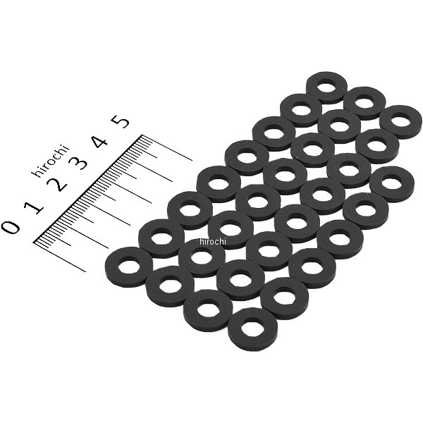 【メーカー在庫あり】 エスコ(ESCO) 13x 6x2.0mm/ M6 ゴム平パッキン 30枚 000012202416 JP
