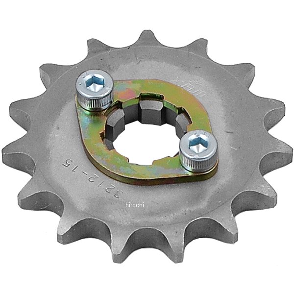 ザム XAM フロント スプロケット 428/15T 専用FIXプレート付 スチール C3212P15 JP店