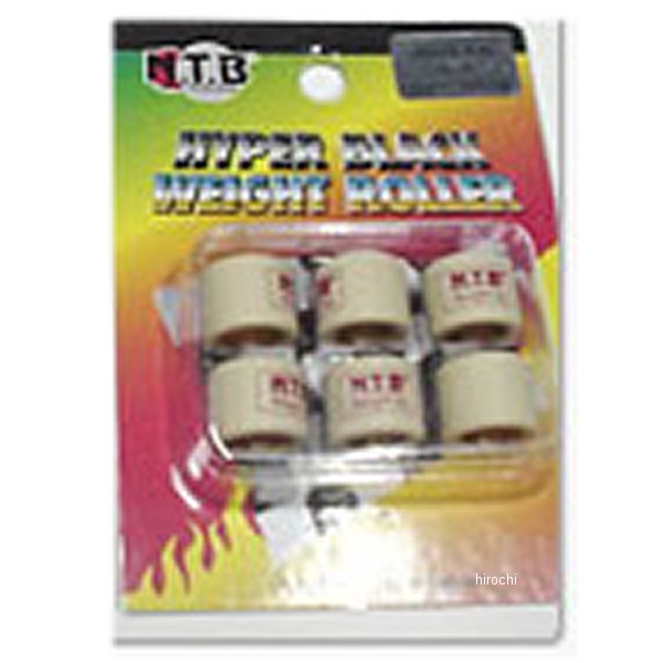 【メーカー在庫あり】 WY15-9.5 NTB ウエイトローラー ヤマハ系汎用 15φ×12 9.5g 1セット6個入り WY15-9.5 JP