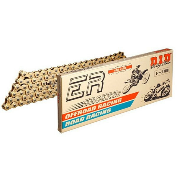 4525516453608 DID 大同工業 チェーン 415ERZ レース用 ERシリーズ ゴールド (98L) カシメ 415ERZ-98L-GD-ZJ JP店