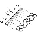【メーカー在庫あり】 603482 イースタンモーター クラッチプッシュロッド リテーニングリング 75年以降 4速/5速 11096A 10個入り A-110...